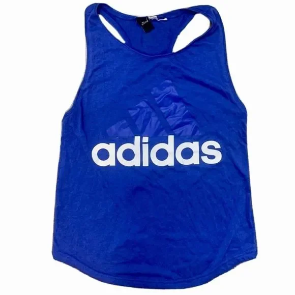 Adidas | Blue Racerback Tank top - Picture 2 of 5